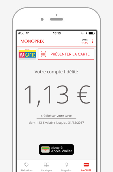 Application Monoprix